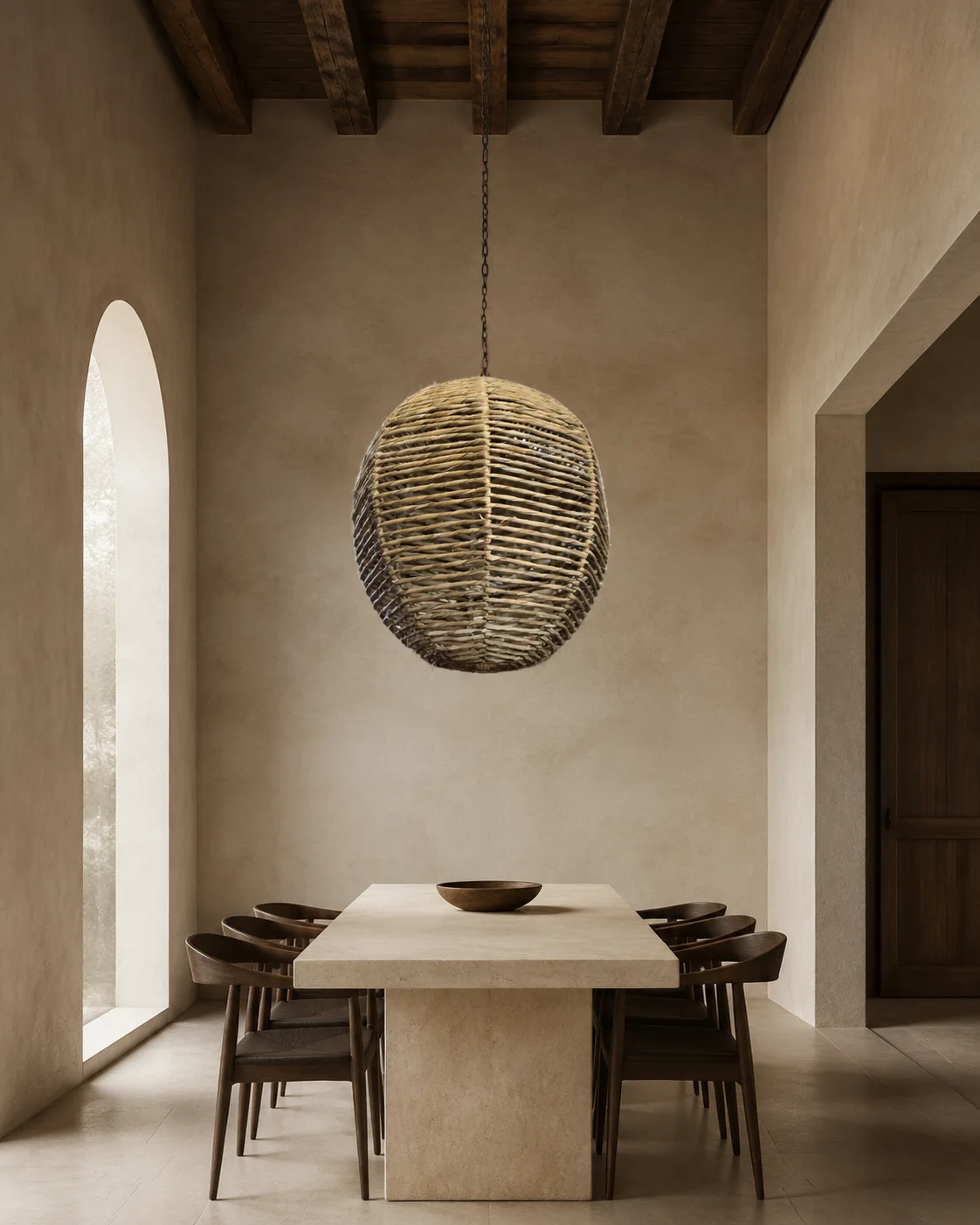 Colmena Globe Pendant, staged view 1