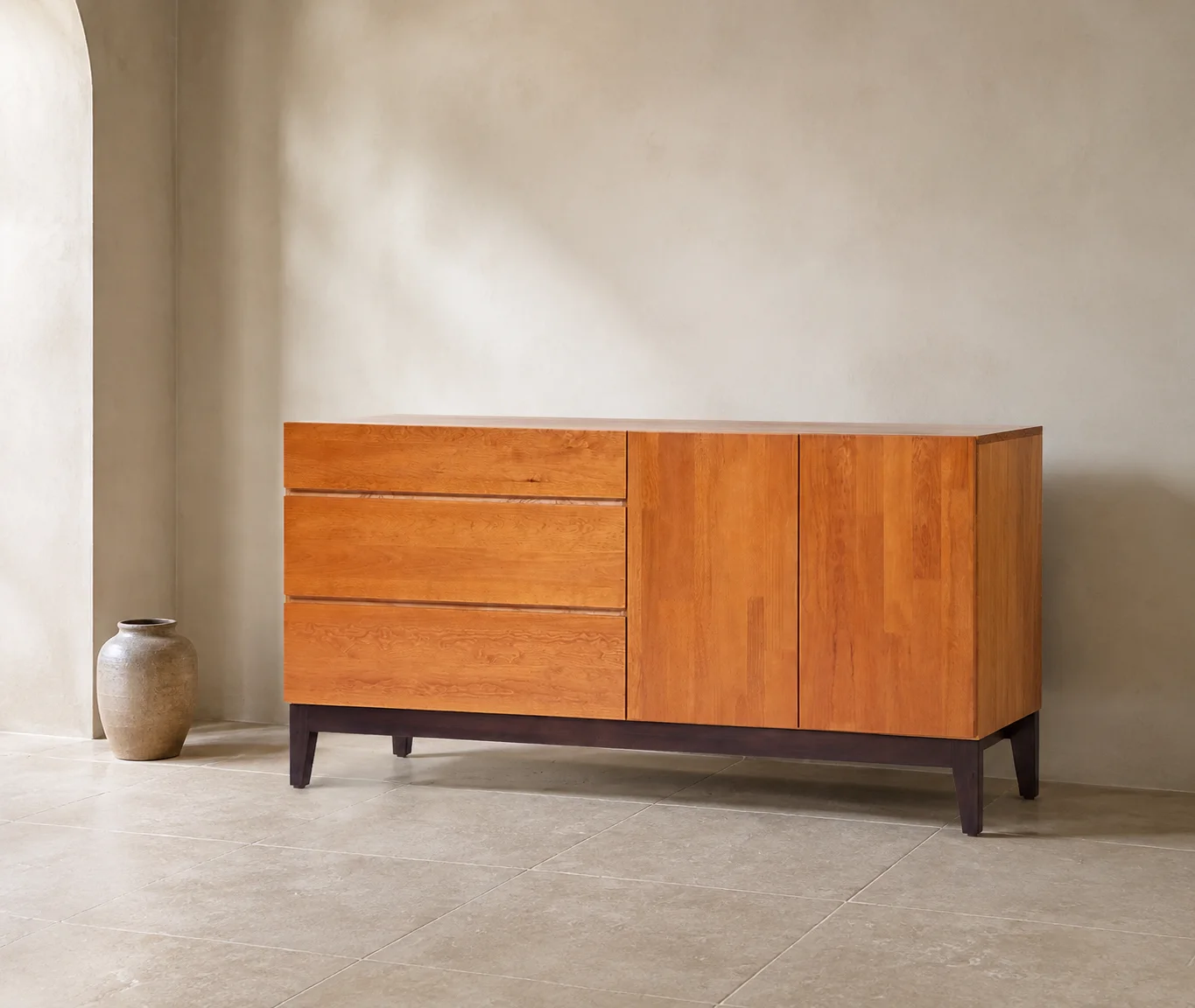 Linea Credenza, staged view 1
