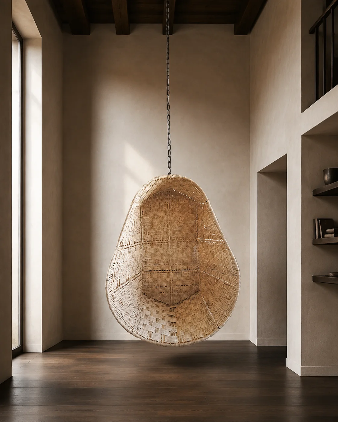 Nido Palma Hanging Chair, staged view 1