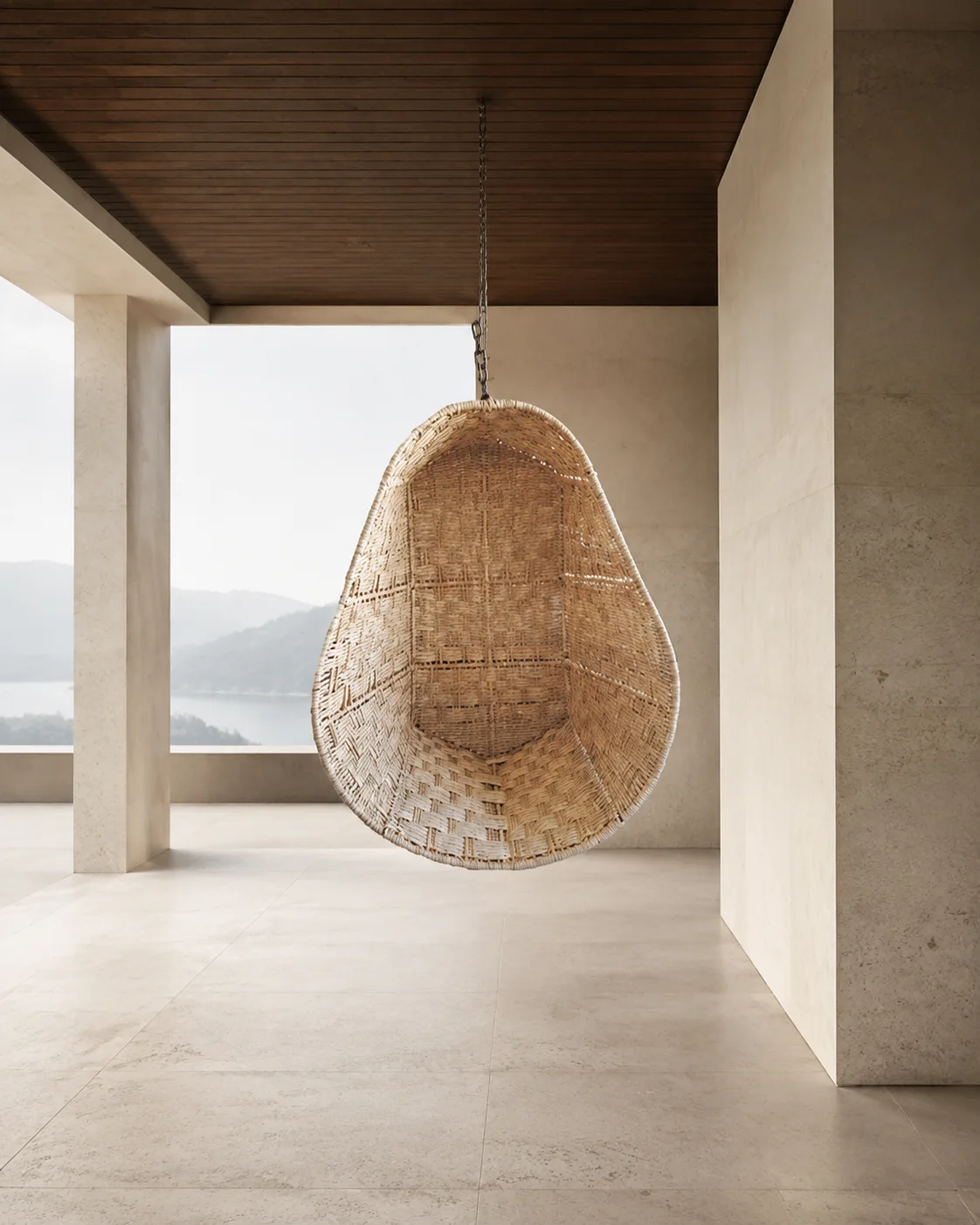 Nido Palma Hanging Chair, staged view 2