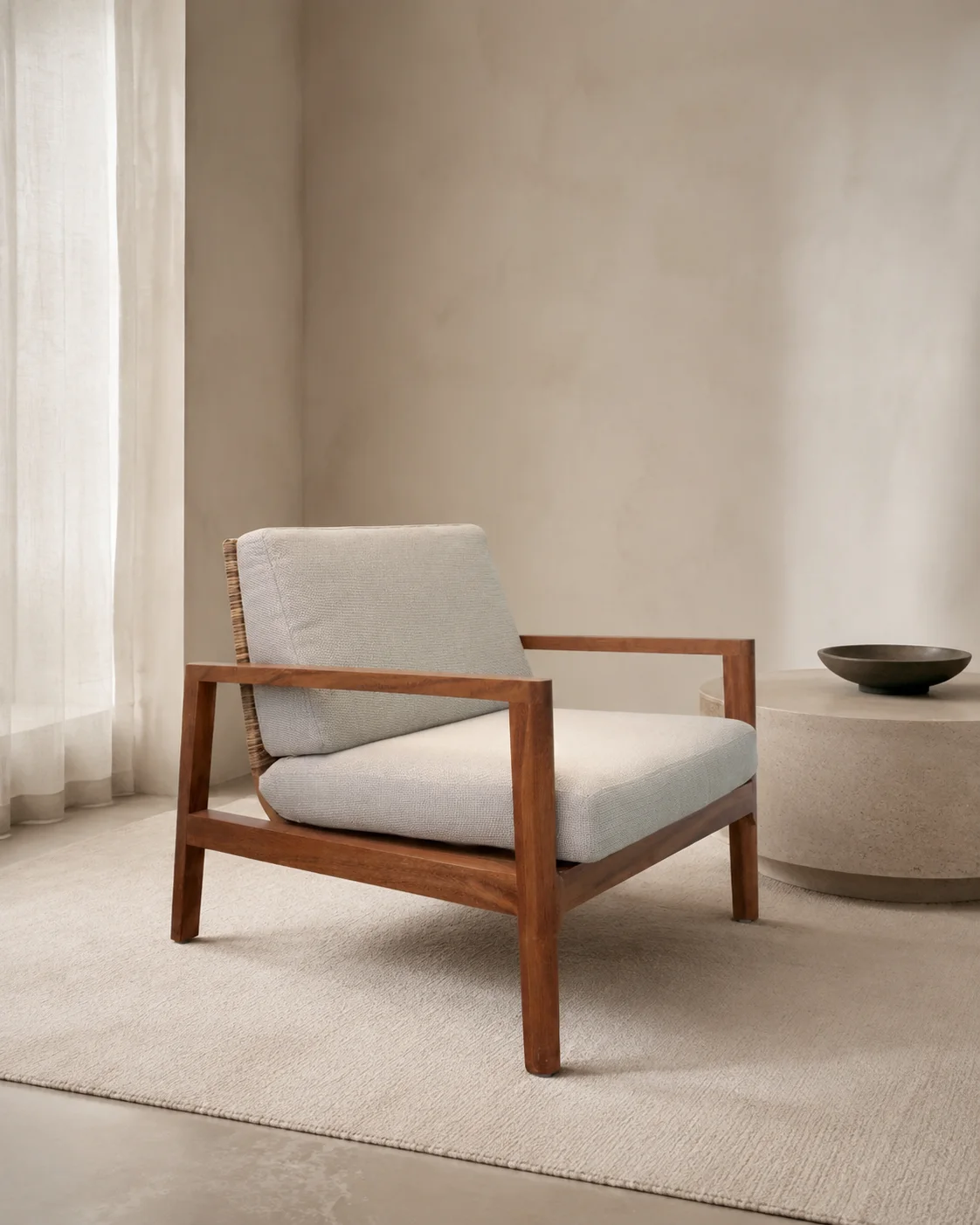Origen Lounge Chair, staged view 1