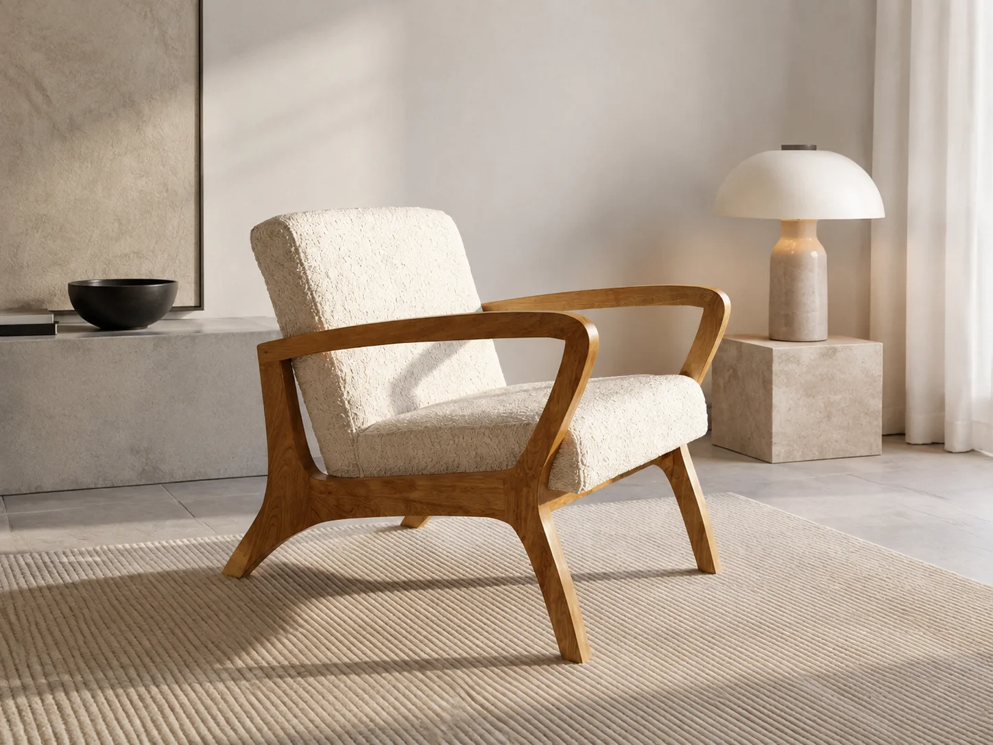 Paris Lounge Chair, staged view 1