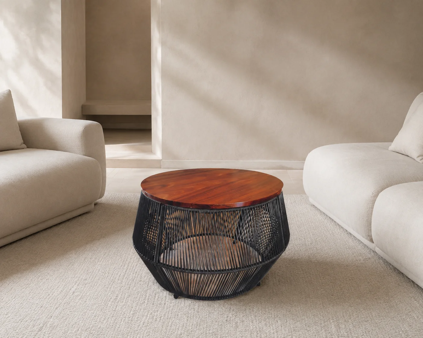 Tlayatl Coffee Table, staged view 1